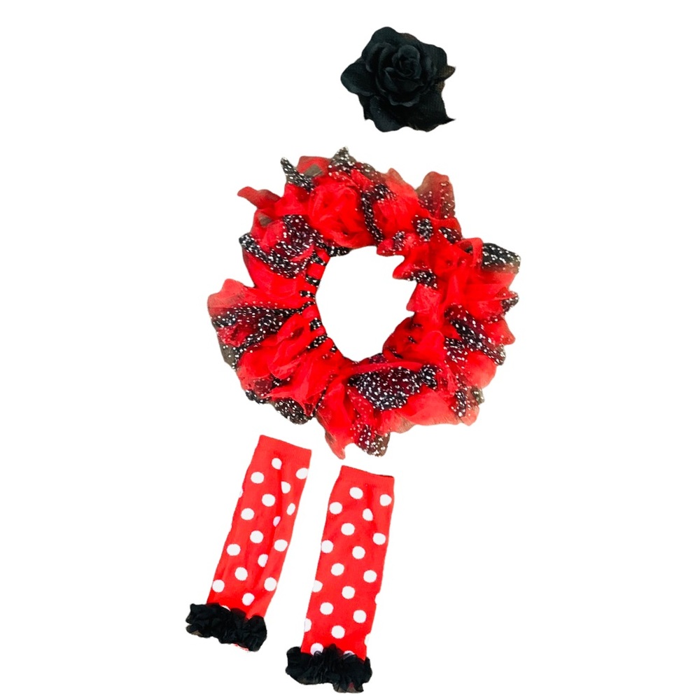 Ladybug Tutu & Accessory Set 2T-4T - Picture 4 of 6